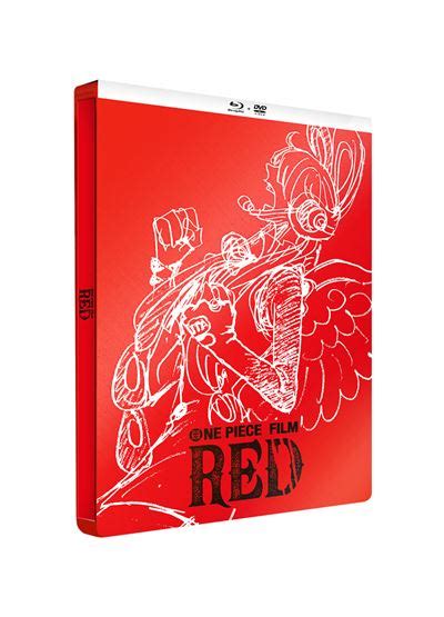 One Piece Film Red Édition Limitée Steelbook Combo Blu ray DVD Blu