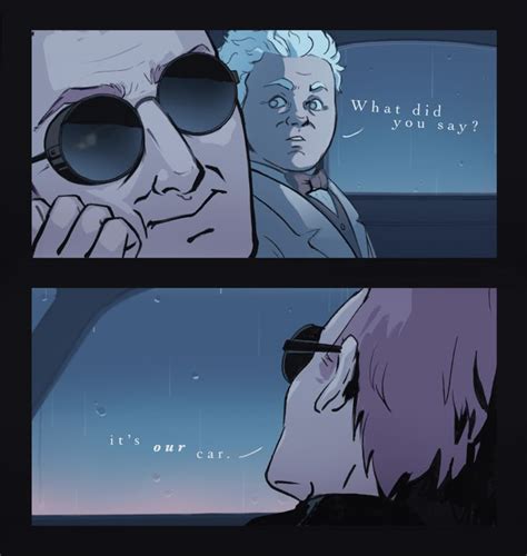 Waited And Saw Good Omens Book Angels And Demons Cute Gay