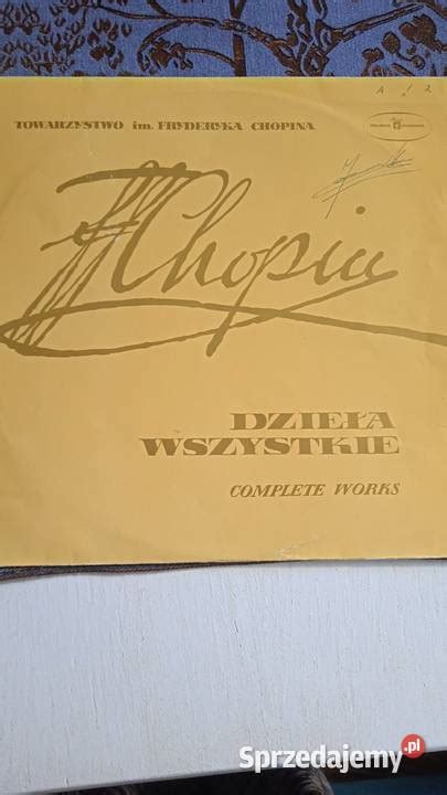 PŁYTA WINYLOWA FRYDERYK CHOPIN DZIEŁA WSZYSTKIE Piła Sprzedajemy pl