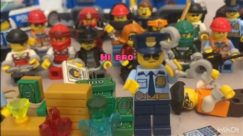 Диарама Lego лего полиция и бандиты - YouTube