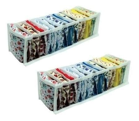 Organizador De Gavetas Lingerie Unidades Transparente Decore F Cil Shop
