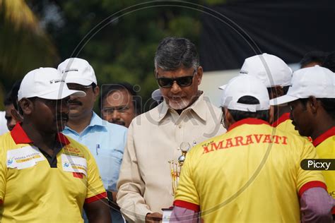 Image Of Chief Minister Chandra Babu Naidu At Amaravati Air Show