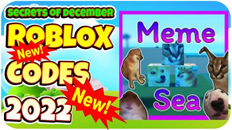 New Codes Update 3 Meme Sea By Meme Sea Group Roblox Game All