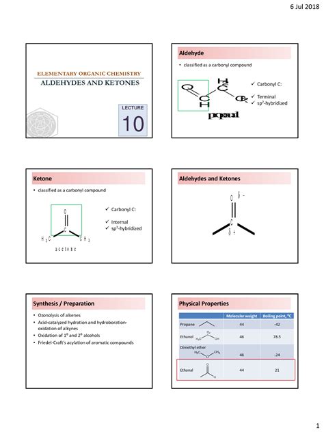 Solution Organic Chemistry Aldehydes And Ketones Studypool