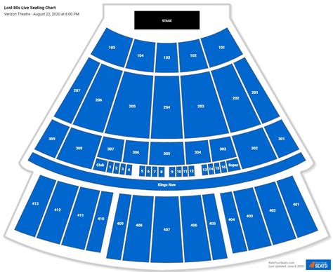 Verizon Theatre Seating Chart Rateyourseats