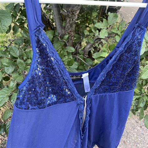 Cute Sparkly Blue Lingerie Top Also Super Cute For Depop