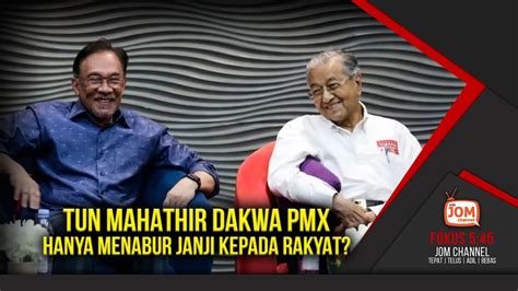 Fokus Panas Kini Tun Mahathir Cari Pasal Dengan