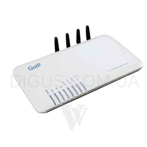 Четырехканальный GSM SIP шлюз GoIP 4 от компании HyberTone Technology Co.