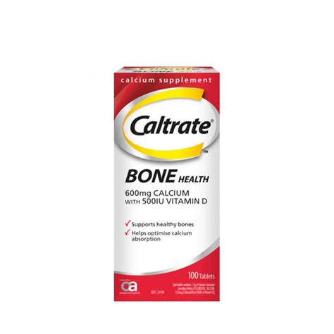 Caltrate Caltrate Bone Health 100 Tablets Chapman And Wood