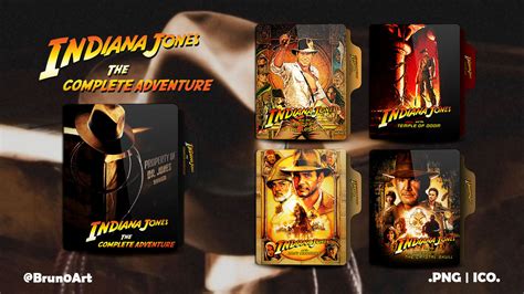 Indiana Jones Collection Folder Icon By Brun0art By Brun0art On Deviantart