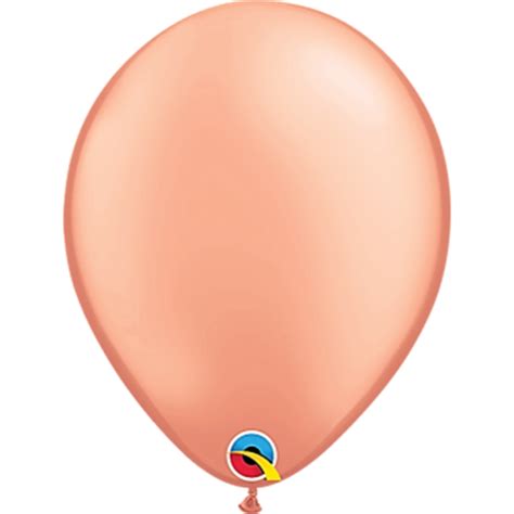 Partymart Helium Filled Single 11 Balloon Pearl Rose Gold