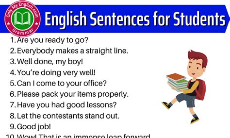 100 Simple English Sentences For Kids