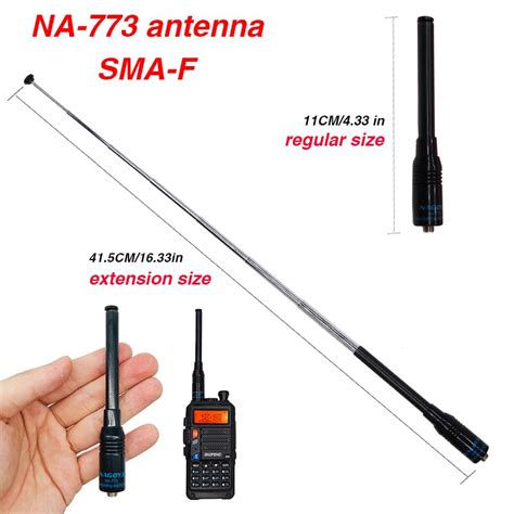 Nagoya Na Sma Female Dual Band Vhf Uhf Flexibele Walkie Talkie