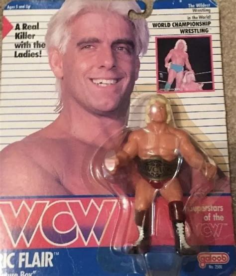 Wcw Galoob Ric Flair Red Trunks Retro Figure