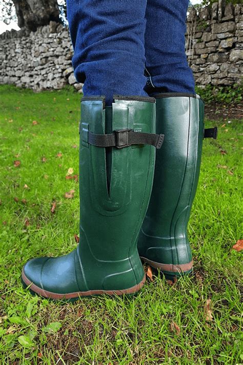 Green Adult Wide Warm Wellies The Warm Welly Company