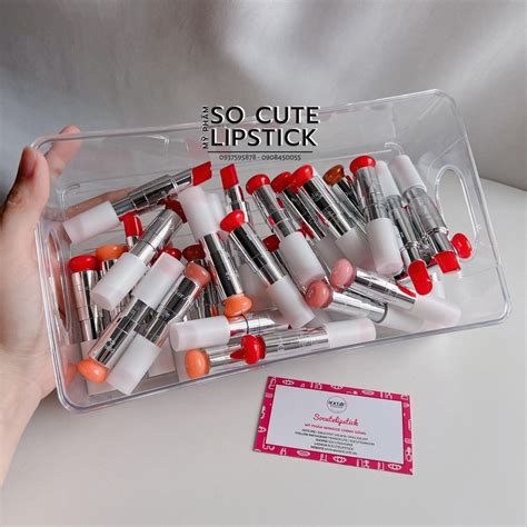 TESTER Son dưỡng Dior Lip Glow 038 Rose Nude Mỹ Phẩm Socutelipstick Tiệm Socute