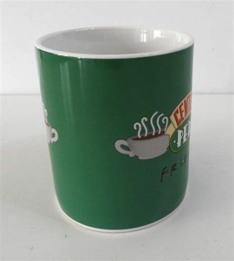 Friends Tv Show Central Perk Logo Green Coffee Tea Mug Warner Bros Ebay