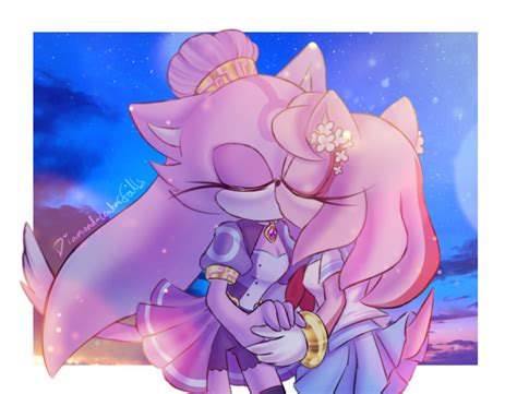 Night time kissu (art trade) | Sonic and shadow, Anime lovers, Amy the hedgehog