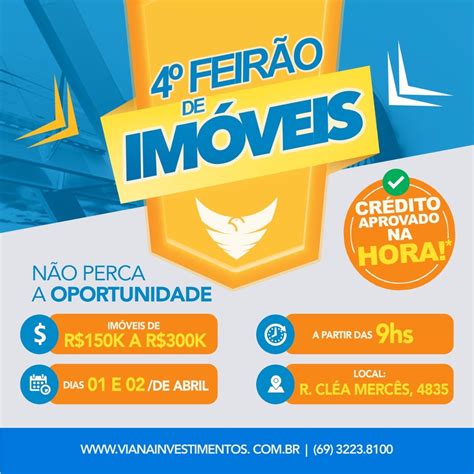 4º Feirão de Imóveis Especial Publicitário Viana Investimento G1