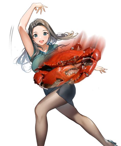 Crab Attack | Anime Girl Throwing Things | Know Your Meme