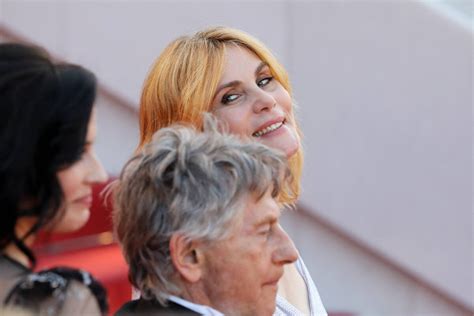 Photo Roman Polanski et sa femme Emmanuelle Seigner Montée des