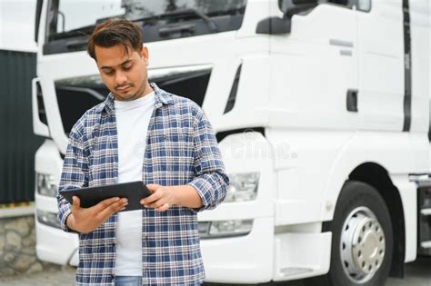 Portrait of a Indian Truck Driver Stock Image - Image of driver, nature ...