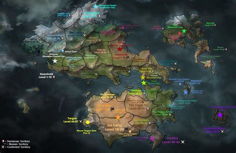 Map Of Runeterra Universe League Of Legends 62d