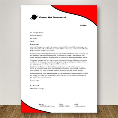 Letterhead Template Word - Template Warriors