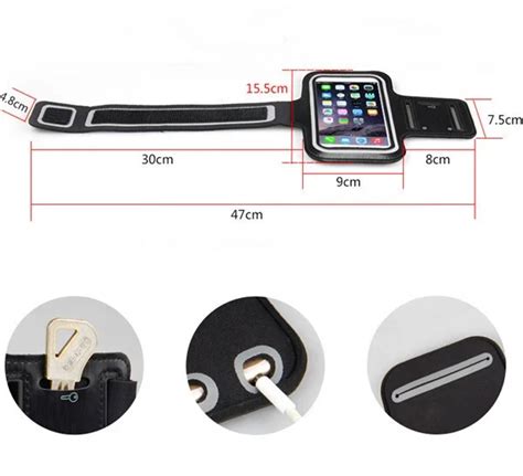 Phone Sports Armband,Waterproof Running Exercise Armband With Key ...