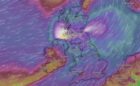 UK storm latest: New maps show vicious Atlantic weather ready to blast ...