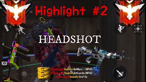 Highlight Free Fire Only Headshot Asalaz4k Youtube