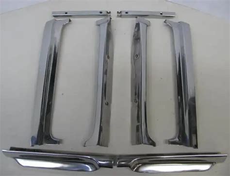 Chevy Vent Window Area Stainless Steel Molding Set Used Convertible