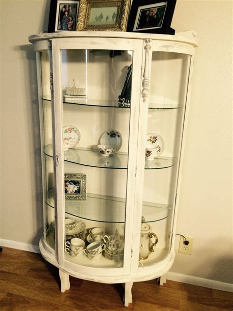 White Display Cabinet With Glass Doors: Unique And Stylish Home Décor ...