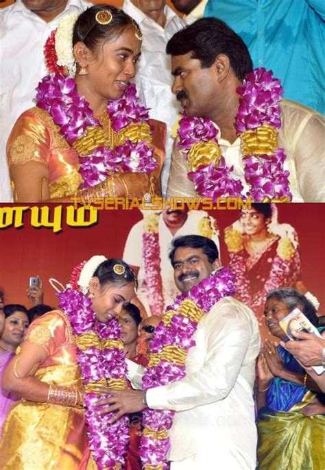 Actor Seeman Marriage Photos,Tamil Director Wife Kayalvizhi