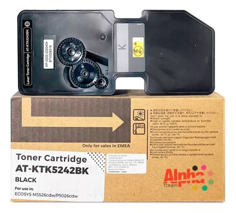 Kit 4 Toner Compatible Con Kyocera Tk 5242 M5526 Negros Meses sin interés