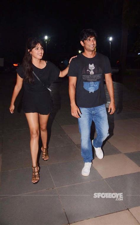 Sushant Singh Rajput And Rhea Chakraborty Get Snapped As They Head Out After Partying Together