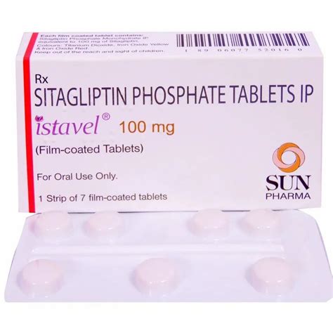 Istavel 100mg Sitagliptin Phosphate Tablet At Rs 252 Box Sumul Dairy