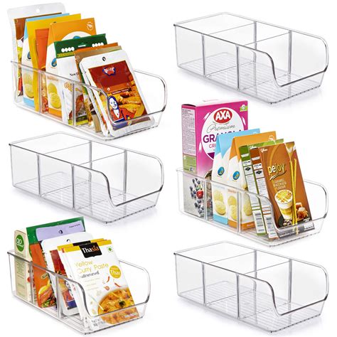 Buy Vtopmart Food Packet Organizer Bins For Pantry Organization And