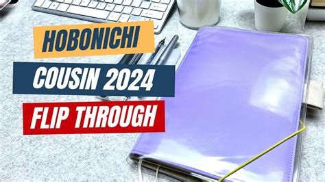 Hobonichi Cousin 2024 Day To Day Planner Flip Through YouTube