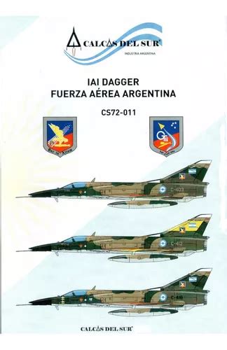 Calcas Iai Dagger Fuerza Aerea Argentina Calcas Delsur Mercadolibre