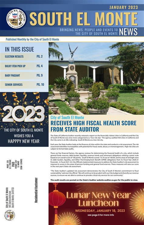 South El Monte News January 2023 By Issuu