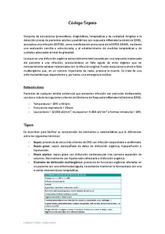 Cuidados Criticos Codigo Sepsis Pdf