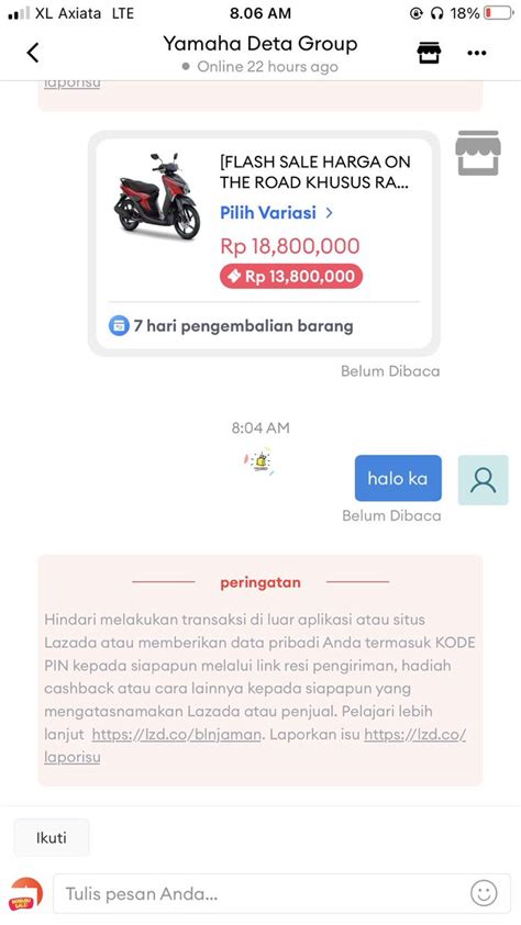 Df On Twitter Tanya Ada Yang Pernah Beli Motor Lewat Marketplace Ga