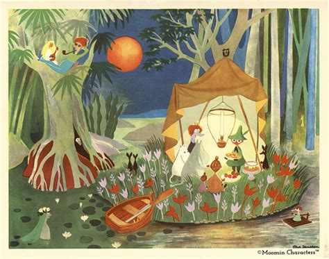 Rarely seen Moomin illustrations by Tove Jansson: vintage posters