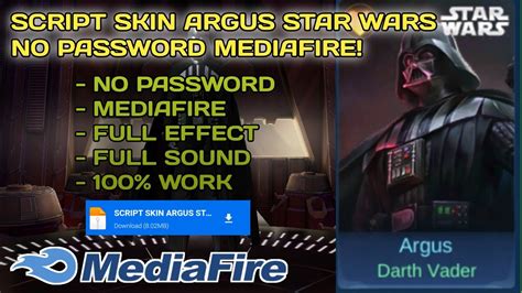 Script Skin Argus Star Wars No Password Via Mediafire Mobile Legends