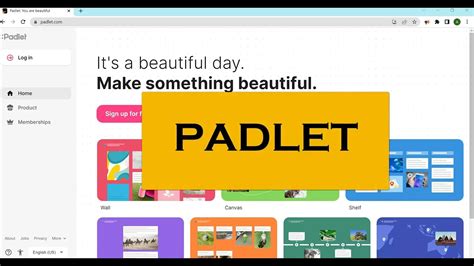 Padlet For Teachers Youtube