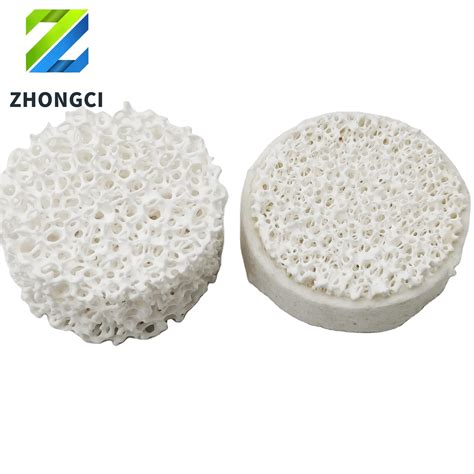 Custom Alumina Ceramic Foam Filter For Iron And Aluminum Filtration