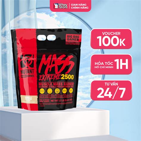 Sữa Tăng Cân Mutant Mass Extreme 2500 Chính Hãng | Shopee Việt Nam