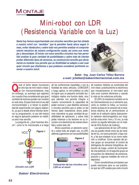 Robot Zoomorfo Con Ldr