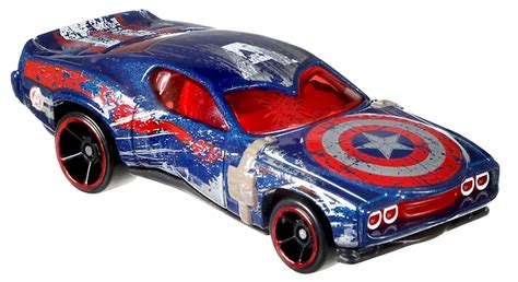 Hot Wheels Marvel Civil War Captain America Black Panther Character Car 2 Pack Shop Hot